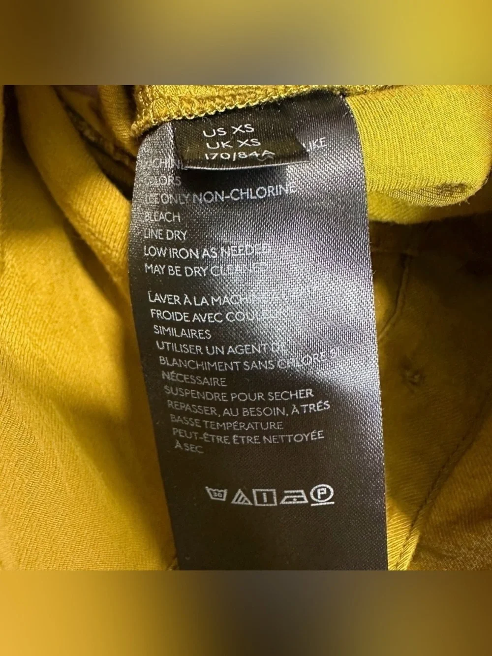 Free People Mustard Yellow V-Neck Button Front Blouse